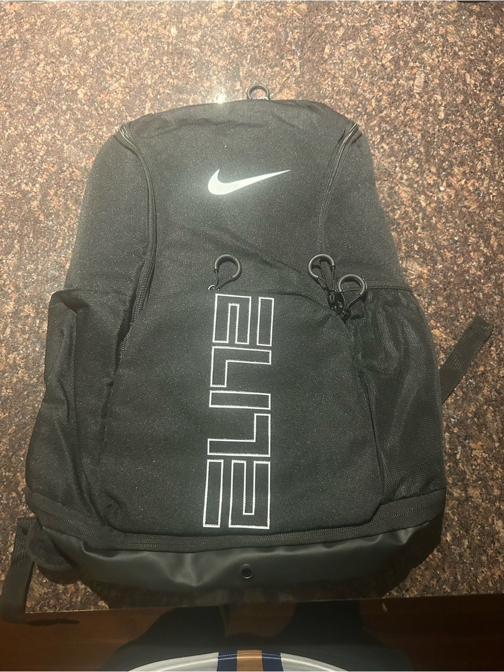 Nike Black Backpack with White Logo